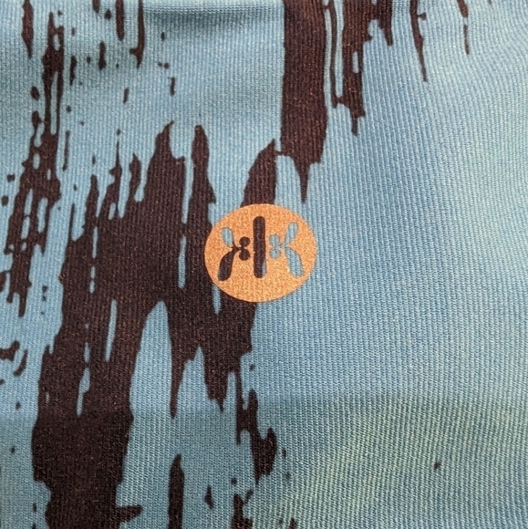 Kyodan reversible yoga pants crop blue & black Woman's Size Medium - Picture 5 of 9